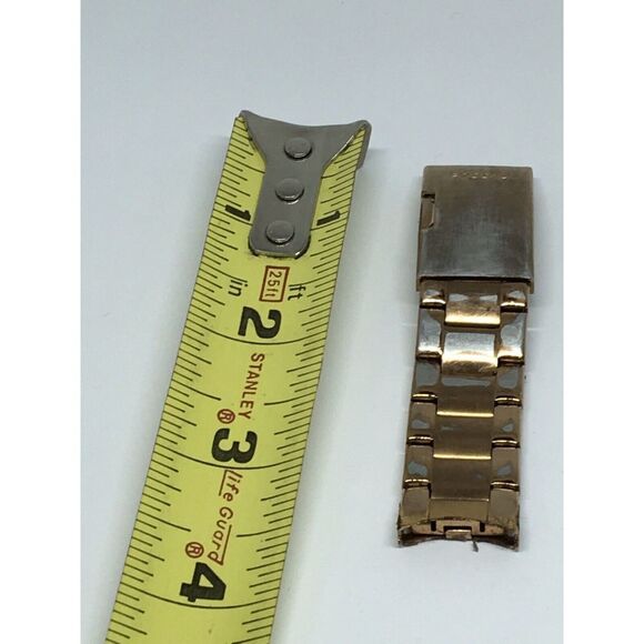 Fossil Stainless Steel Parts Links Full Band 18mm Clasp Rose Gold V862 - Picture 1 of 6